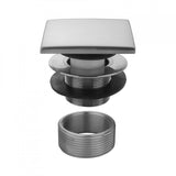 Jaclo - Square Top Toe Control Tub Drain - Satin Cooper