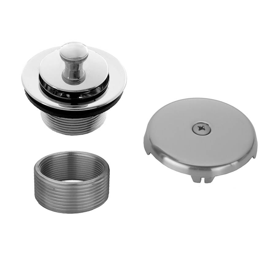 Jaclo - Lift and Turn Tub Drain Strainer with Faceplate (Single Hole) - Satin Cooper