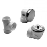 Jaclo - Lift And Turn Drain Strainer With Round No Hole Faceplate Half Kit - White
