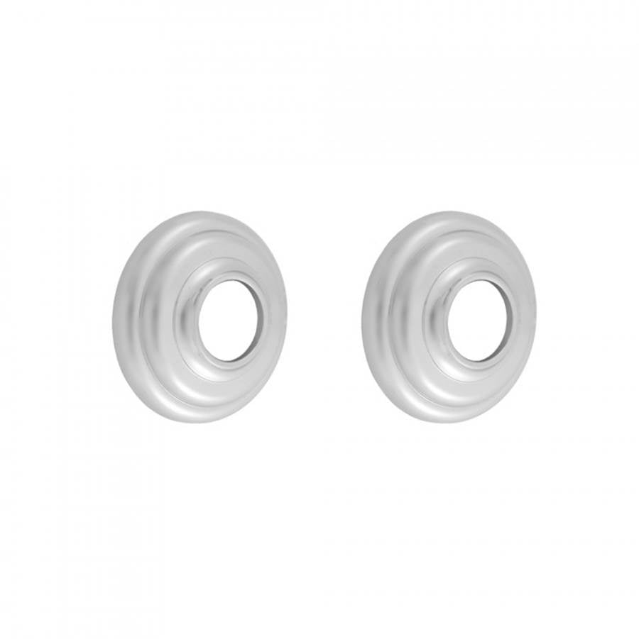 Jaclo - Brass Traditional Shower Curtain Rod Flanges - Satin Cooper