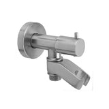 Jaclo - Water Supply Elbow with Built in Shut Off & Handshower Holder - Satin Cooper