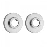 Jaclo - Brass Contemporary Shower Curtain Rod Flanges - Satin Cooper