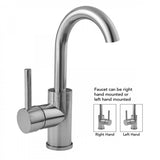 Jaclo - Uptown Contempo Single Hole Faucet - Satin Cooper