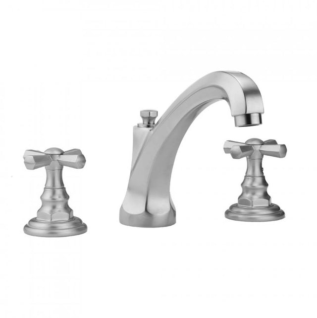 Jaclo - Westfield High Profile Faucet with Hex Cross Handles - White