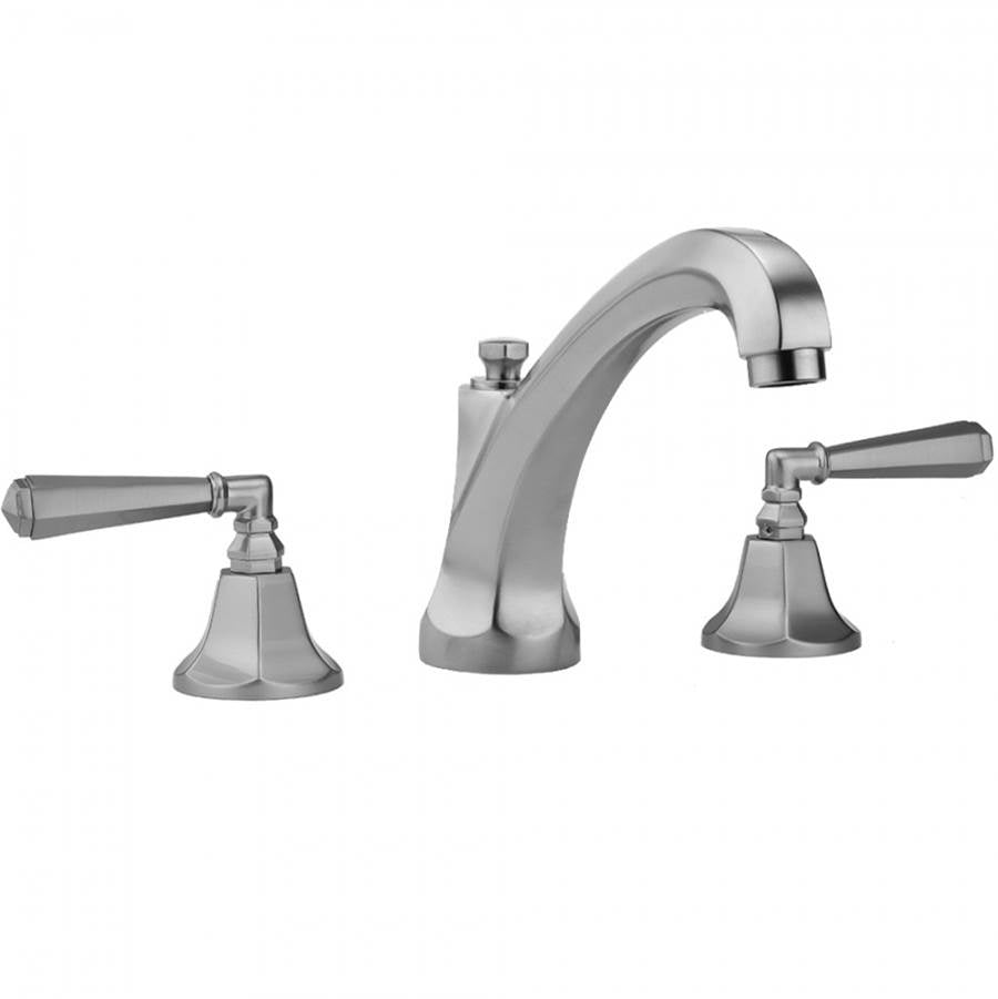 Jaclo - Astor High Profile Faucet with Hex Lever Handles- 0.5 GPM - White