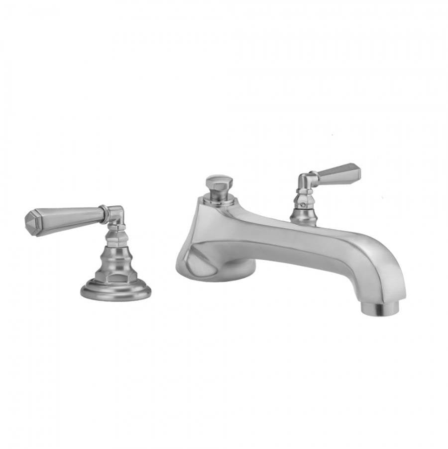 Jaclo - Westfield Roman Tub Set with Low Spout and Hex Lever Handles - Satin Cooper