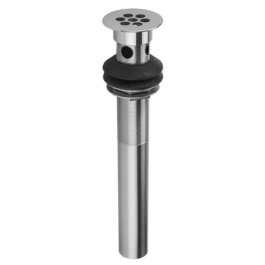 Jaclo - Wide Hole Grid Lavatory Drain with Overflow - Satin Cooper