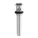 Jaclo - Finger Touch Plug Lavatory Drain with Overflow - Satin Cooper