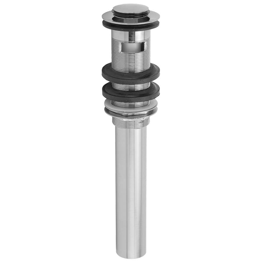 Jaclo - Finger Touch Plug Lavatory Drain with Overflow - Satin Cooper