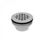Jaclo - 2'' PVC Complete Shower Drain with Snap in Drain Plate (Rubber Seal) - White
