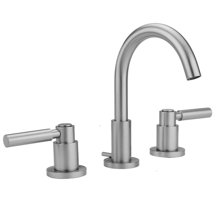 Jaclo - Uptown Contempo Faucet with Round Escutcheons & High Lever Handles -1.2 GPM - Satin Cooper