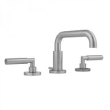 Jaclo - Downtown  Contempo Faucet with Round Escutcheons & Contempo Hub Base Lever Handles - Satin Cooper