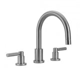 Jaclo - Contempo Roman Tub Set with High Lever Handles - Satin Cooper