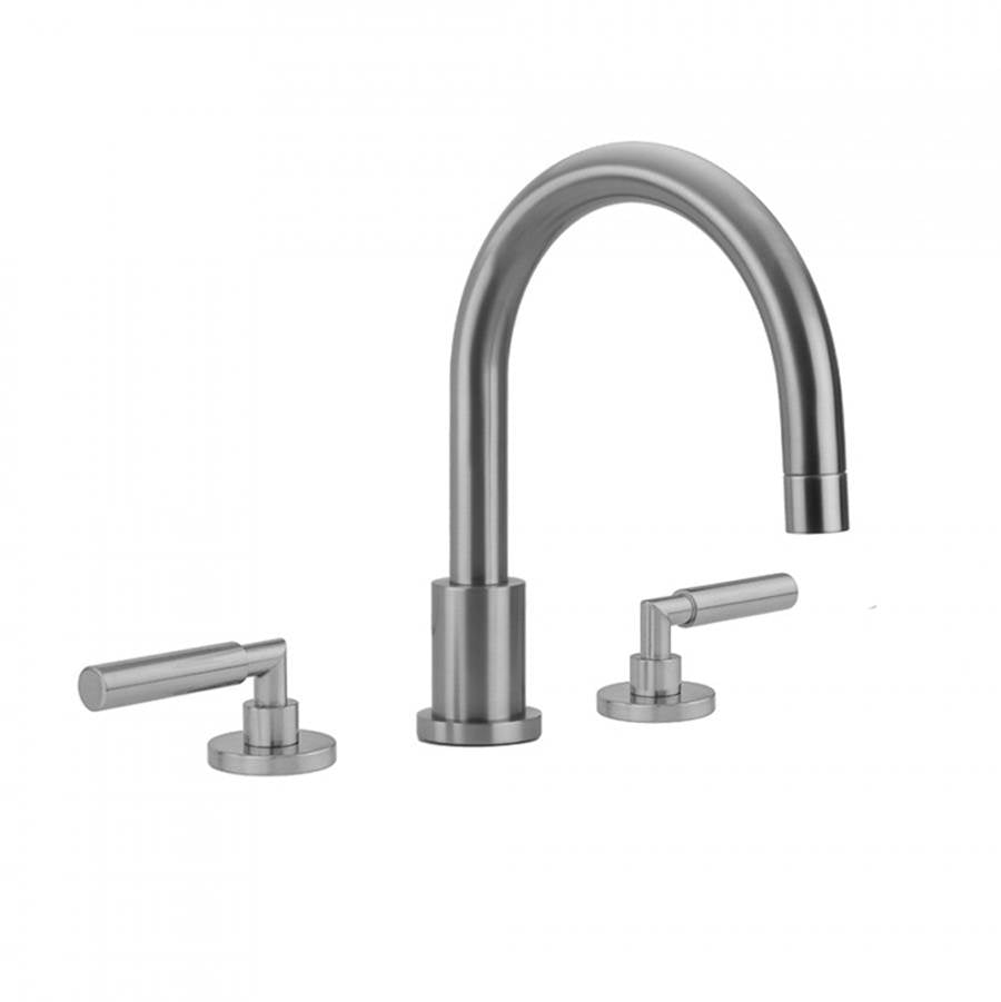 Jaclo - Contempo Roman Tub Set with Hub Base Lever Handles - White