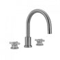 Jaclo - Contempo Roman Tub Set with Low Contempo Cross Handles - White