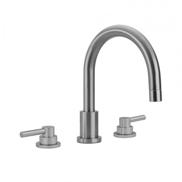 Jaclo - Contempo Roman Tub Set with Low Contempo Lever Handles - White
