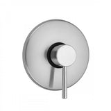 Jaclo - Round Plate With Round Lever Trim For Pressure Balance Valve (J-PBV) - Satin Cooper