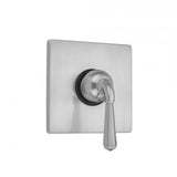 Jaclo - Square Plate With Hex Lever Trim For Pressure Balance Valve (J-PBV) - Satin Cooper