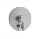 Jaclo - Round Plate With Round Contempo Lever Trim For Pressure Balance Cycling Valve With Built-in Diverter (J-DIV-CSV) - Satin Cooper