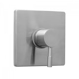 Jaclo - Square Plate With Contempo Round Lever Trim For Pressure Balance Cycling Valve (J-CSV) - Satin Cooper