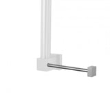 Jaclo - Vertical Right CUBIX Grab Bar Toilet Paper or Wash Cloth Holder - Satin Cooper