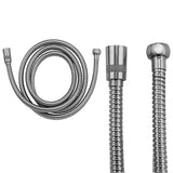 Jaclo - 79'' Swivel Double Spiral Brass Hose - Satin Cooper