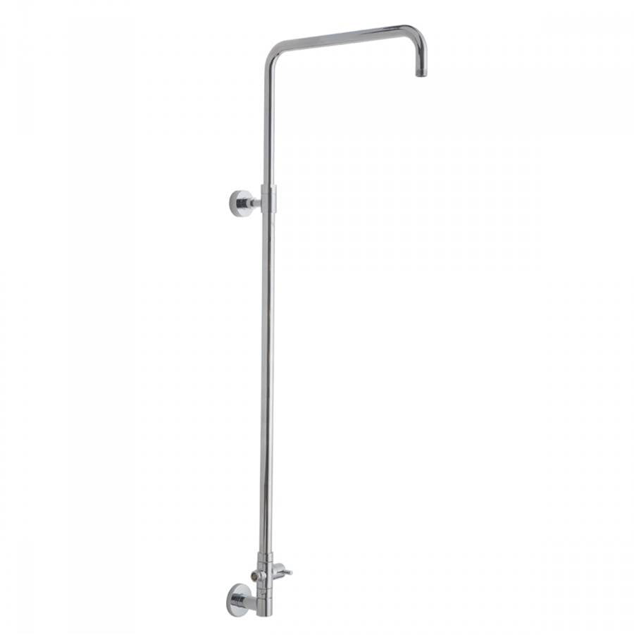 Jaclo - Subway Line 90Â° Exposed Pipe with Diverter- No Slider - White