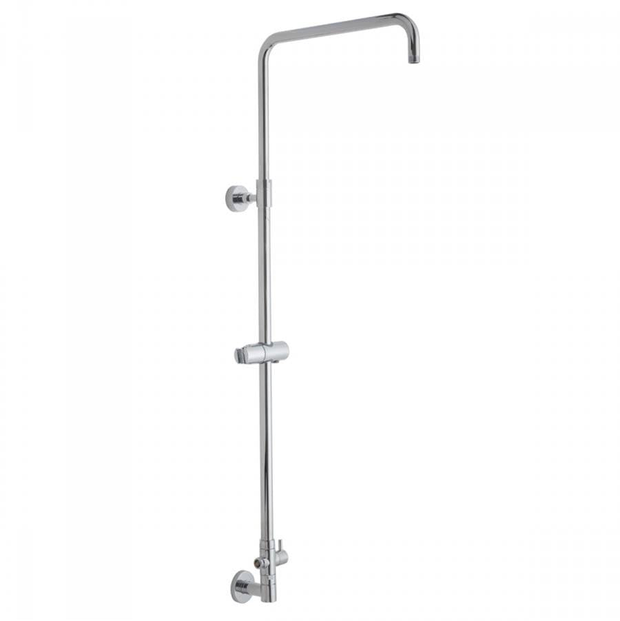 Jaclo - Subway Line 90Â° Exposed Pipe with Handheld Slider & Diverter - Vintage Bronze