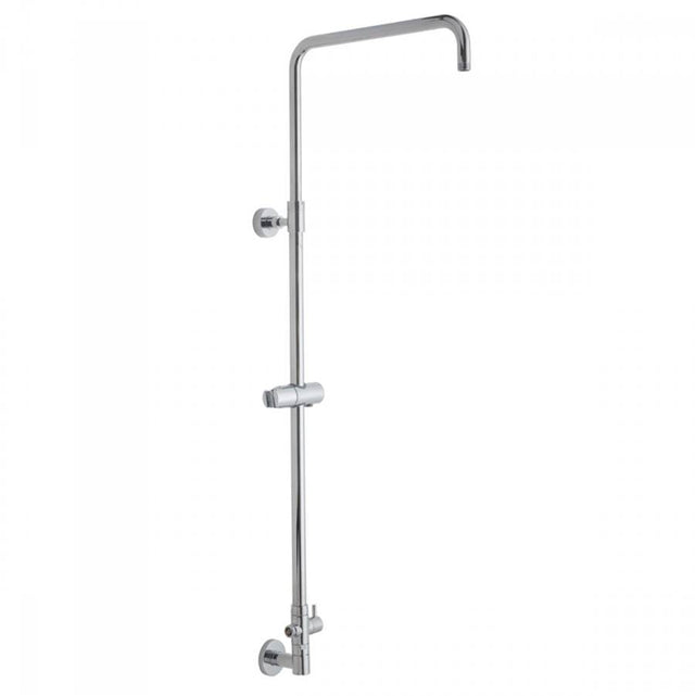 Jaclo - Subway Line 90Â° Exposed Pipe with Handheld Slider & Diverter - Vintage Bronze