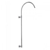 Jaclo - Subway Line Hoop Exposed Pipe- No Slider or Diverter - White