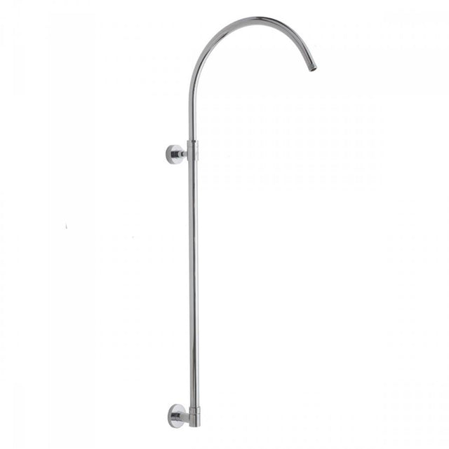 Jaclo - Subway Line Hoop Exposed Pipe- No Slider or Diverter - White
