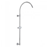 Jaclo - Subway Line Hoop Exposed Pipe with Handheld Slider- No Diverter - Vintage Bronze