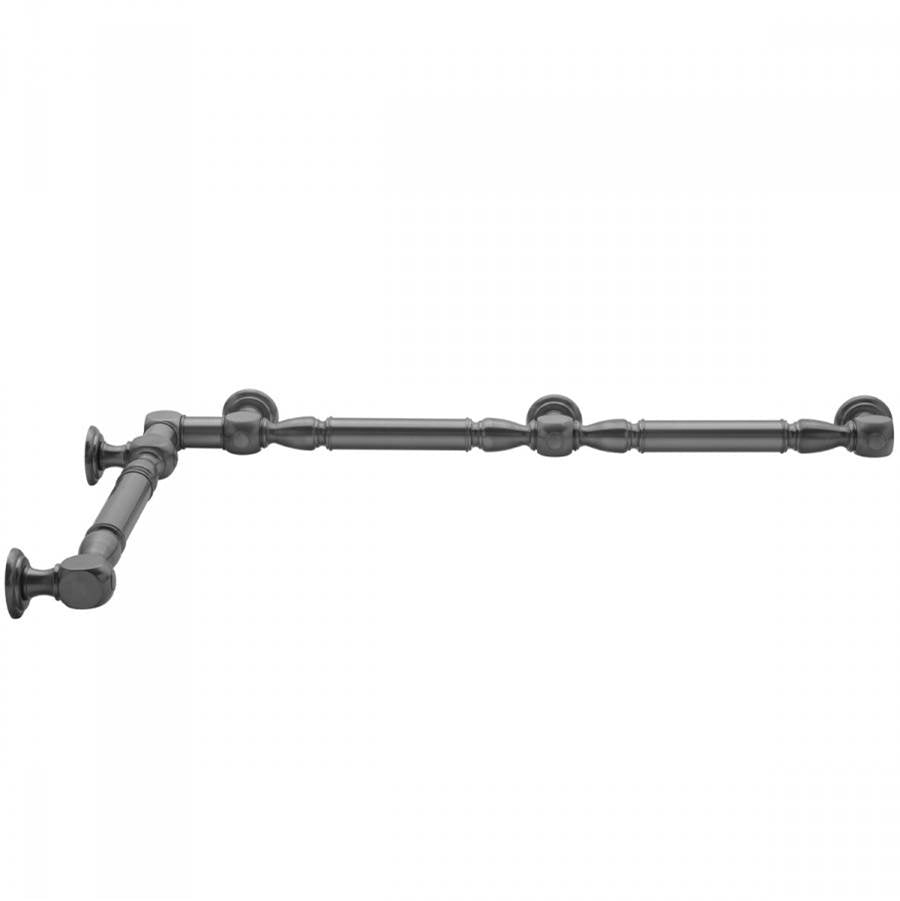 Jaclo - G20 16'' x 60''  Inside Corner Grab Bar - Satin Cooper