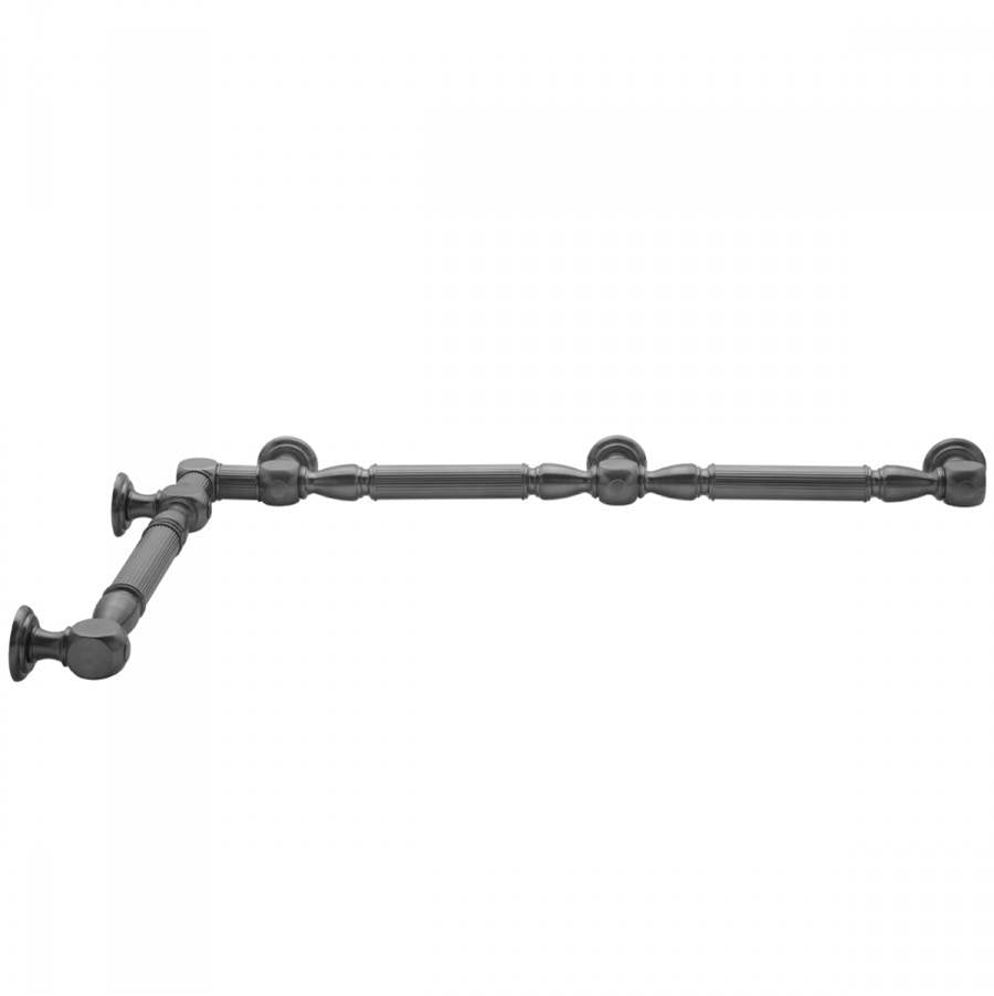 Jaclo - G21 32'' x 36''  Inside Corner Grab Bar - Satin Cooper