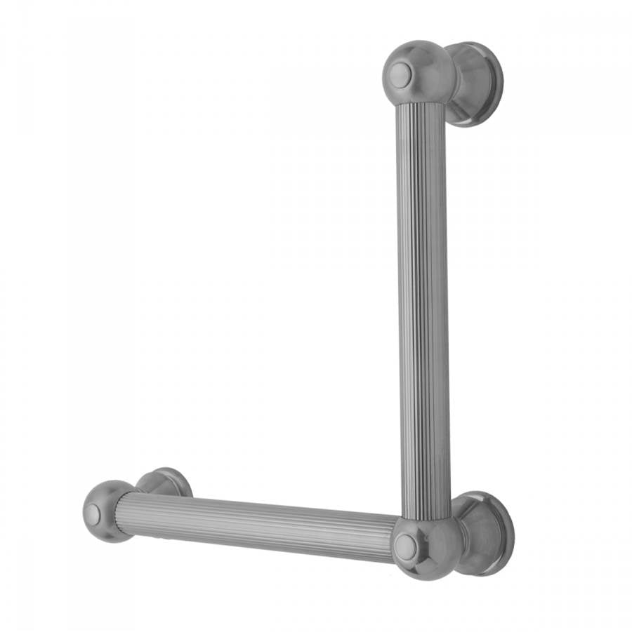 Jaclo - G33 12H x 16W 90Â° Left Hand Grab Bar - Satin Cooper