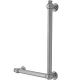 Jaclo - G61 24H x 16W 90Â° Left Hand Grab Bar - Satin Cooper