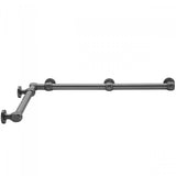 Jaclo - G70 24'' x 48''   Inside Corner Grab Bar - Satin Cooper