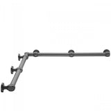 Jaclo - G70 48'' x 60'' Inside Corner Grab Bar - Satin Cooper