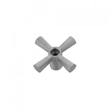 Jaclo - Hex Cross Handle - Satin Cooper