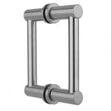 Jaclo - 24'' H40 Contempo II Back to Back Shower Door Pull - Satin Cooper