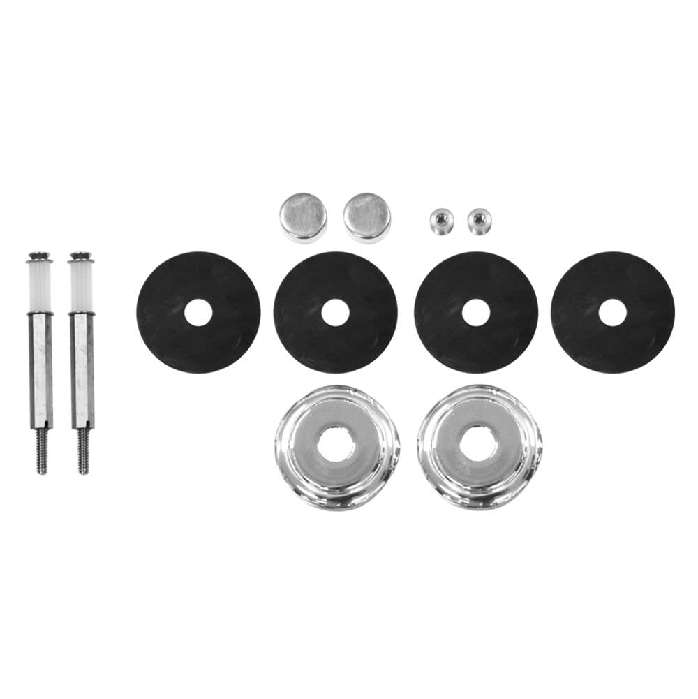 Jaclo - Glass Mounting Kit for H20 H21 H60 H61 Front Mount Shower Door Pulls - Satin Cooper