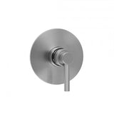 Jaclo - Round Plate with Contempo Low Lever Trim for Thermostatic Valves (J-TH34 & J-TH12) - Satin Cooper