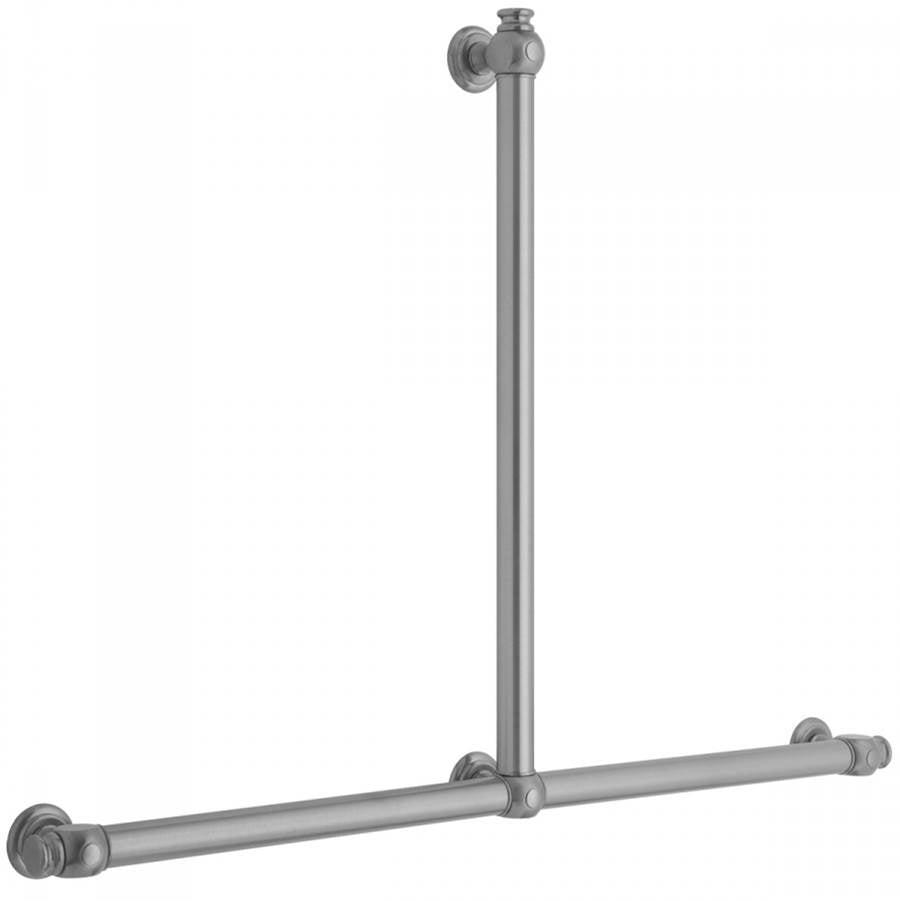 Jaclo - T60 Smooth with End Caps 24H x 32W T Grab Bar - Satin Cooper