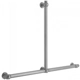 Jaclo - T61 Reeded with End Caps 24H x 32W T Grab Bar - Satin Cooper