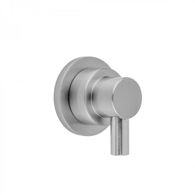 Jaclo - Contempo Short Peg Lever with Round Escutcheon Trim for Exacto Volume Controls and Diverters (J-VC34 / J-VC12 / J-20682 / J-20686 / J-20687 / J-20688 / J-20689) - White
