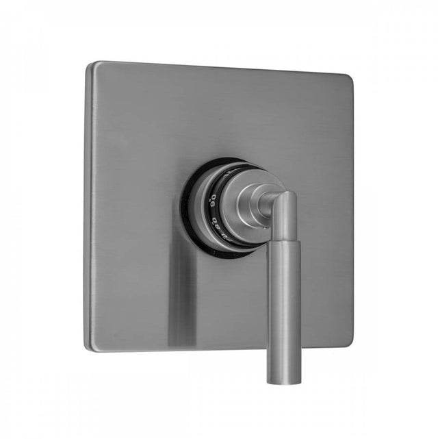 Jaclo - Square Plate with Hub Base Lever Trim for Thermostatic Valves (J-TH34 & J-TH12) - White