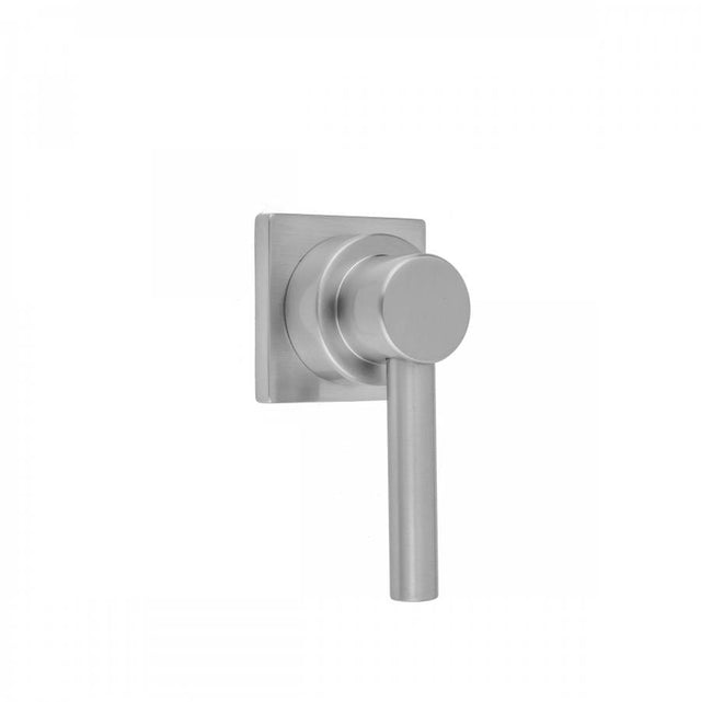 Jaclo - Contempo Lever with Square Escutcheon Trim for Exacto Volume Controls and Diverters (J-VC34 / J-VC12 / J-20682 / J-20686 / J-20687 / J-20688 / J-20689) - White