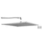 Jaclo - 16'' x 16'' Square Flush Mount Rain Machine - White