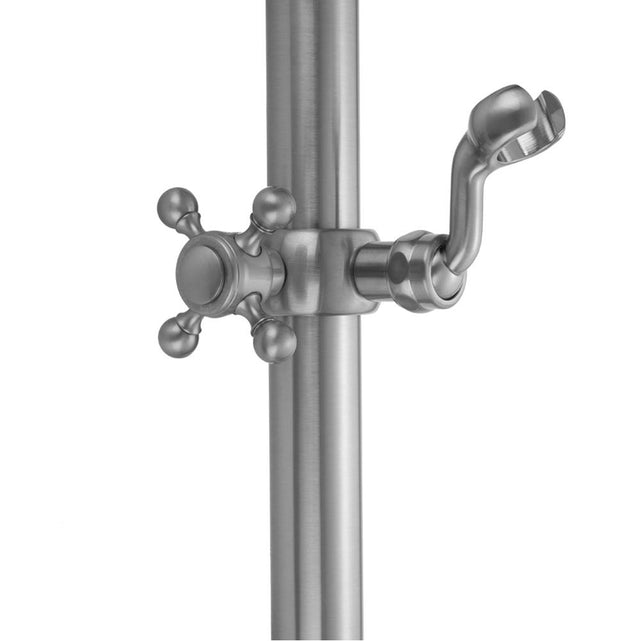 Jaclo - Ball Cross Grab Bar Fork Handshower Slider - White