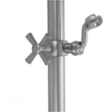 Jaclo - Hex Cross Grab Bar Fork Handshower Slider - White